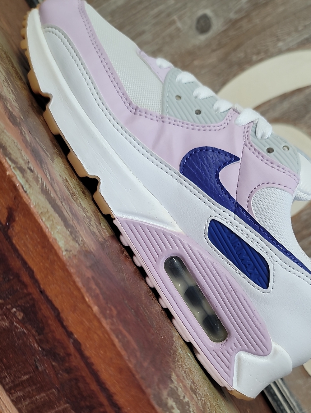 🔥 Nike Wmns Air Max 90 'White Doll' "Light Pink/platinum/Gum" Wmns 8 Good Cond - Picture 13 of 16